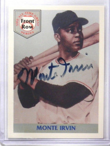 1992 Front Row Monte Irvin auto autograph