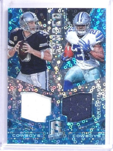2016 Panini Spectra Blue Romo Ezekiel Elliott Rookie Jersey #D83/99 #22