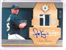 2005 Ultimate Collection Scott Kazmir Young Stars Patch Autograph /10 #UYSK