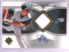 2007 Ultimate Collection Scott Kazmir Team Jersey Autograph #D07/10 #UTMSK2
