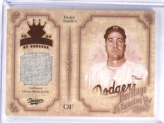 2004 Donruss Diamond Kings Heritage Collection Duke Snider Jersey #D10/10 