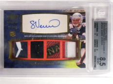 2011 Topps Prime Shane Vereen autograph rc patch glove ball quad #D12/25