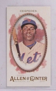 2017 Topps Allen & Ginter Mini Yoenis Cespedes #370 EXT