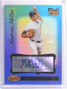 2007 Bowman's Best Blue Andrew Miller Rookie Autograph #D13/99 #85