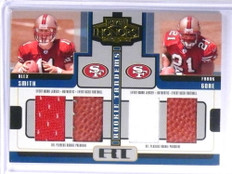 2005 Honors Tandems Alex Smith Grank Gore Jersey ball rookie #D36/50