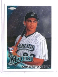 2010 Topps Chrome Giancarlo Stanton rc rookie #190