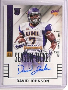 2015 Contenders Draft Picks David Johnson autograph auto rc rookie #172