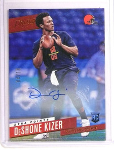 2017 Panini Prestige Xtra Points Deshone Kizer autograph auto rc #D4/10