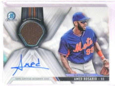 2017 Bowman Chrome Amed Rosario Jersey Autograph #D005/150 #CARAR