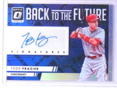 2016 Donruss Optic Back to the Future Todd Frazier Autograph #D03/25