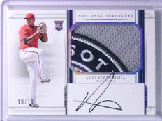 2017 National Treasures Adalberto Mejia Patch Autograph auto rc #D10/10
