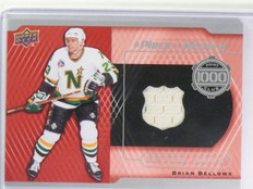 2014-15 Upper Deck A Piece Of History 1000 point Brian Bellows Jersey