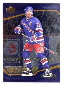 2000-01 UD Black Diamond Gold Mark Messier #D079/100 #38