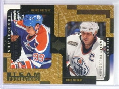 2000-01 UD Legends Legendary Collection Wayne Gretzky Doug Weight #D/375