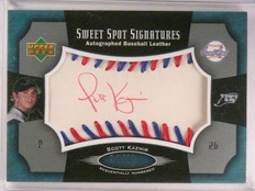 2005 UD Sweet Spot Scott Kazmir Baseball Blue Red Autograph #D04/10 #SSSK