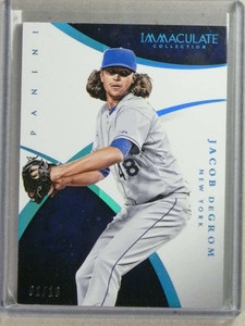 2015 Immaculate Collection Blue Parallel Jacob deGrom #D01/10 #44