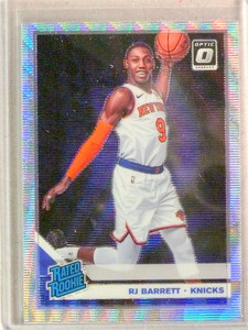 2019-20 Donruss Optic Rated Rookie Fanatics Silver Wave RJ Barrett rc #178