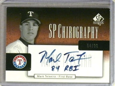 2004 SP Authentic Chirography Bronze Mark Teixeira Autograph Auto #D/60