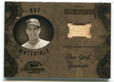 2003 Timeless Treasures HOF Materials 14 Phil Rizzuto Bat 20/100