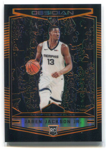 2018-19 Chronicles Orange 581 Jaren Jackson Jr. Obsidian Preview Rookie 138/149