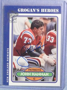 2004 Topps All-Time Fan Favorites John Hannah Autograph Auto #JH