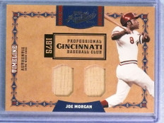 2008 Playoff Prime Cuts Timeline Joe Morgan Dual Bat #16/50 #17