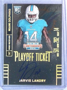 2014 Panini Contenders Playoff Ticket Jarvis Landry Rookie RC Autograph #39/99