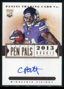 2013 Panini Pen Pals 22 Cordarrelle Patterson Rookie Auto /50 ID: 119894