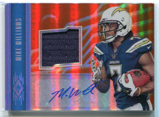 2017 Panini Phoenix Autographs Orange 19 Mike Williams Rookie Jersey Auto 32/49