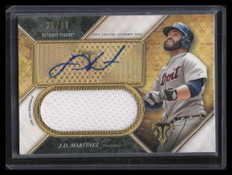 2017 Topps Triple Threads Unity Jumbo Autographs J.D. Martinez Jersey Auto 38/99