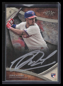 2017 Topps Tier One Break Out Autograph Silver Ink Jorge Alfaro Rookie Auto 9/10