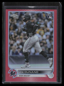 2022 Topps Chrome Update Red Refractor usc192 Joe Dunand Rookie 1/25