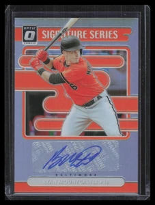 2021 Donruss Optic Signature Series 3 Ryan Mountcastle Rookie Auto