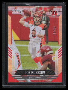 2021 Score Gold Zone 96 Joe Burrow 33/50