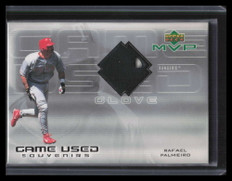 2000 Upper Deck MVP Game Used Souvenirs RPG Rafael Palmeiro Fielder's Glove 560