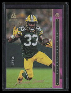 2022 Panini Luminance Pink 32 Aaron Jones 5/10