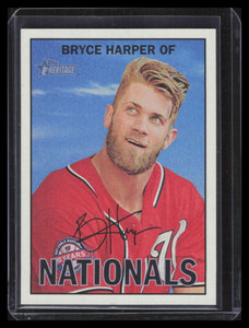 2016 Topps Heritage 450c Bryce Harper Color Swap SP