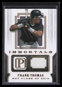 2016 Panini Pantheon Immortals Materials Gold 13 Frank Thomas Jersey 21/25