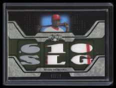 2008 Topps Triple Threads Relics Sepia 110 Ryan Howard Triple Jersey 2/27