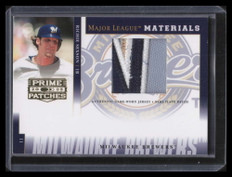 2005 Prime Patches Major League Materials Name Plate Richie Sexson Patch 10/15