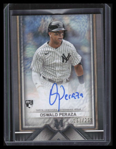 2023 Topps Museum Archival Autographs AAOP Oswald Peraza Rookie Auto 263/299