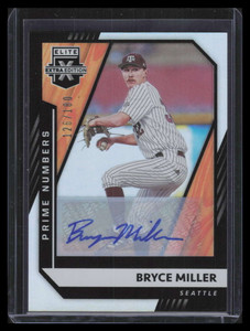 2021 Elite Extra Signatures Prime Numbers A 113 Bryce Miller Rookie Auto 126/180