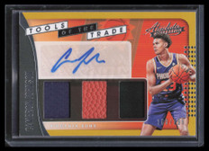 2019-20 Absolute Tools of Trade Cameron Johnson Rookie Ball Jersey Auto 160/199