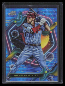 2023 Topps Cosmic Chrome Blue Moon Refractor 82 Bryson Stott 30/99
