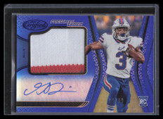 2020 Certified Mirror Blue 238 Gabriel Gabe Davis Rookie Patch Auto 65/99