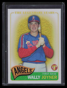 2005 Topps Pristine Legends Gold Die Cut Refractor 79 Wally Joyner 20/65