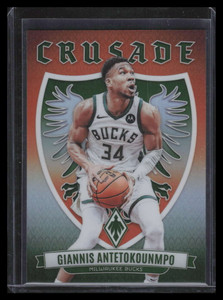 2023-24 Panini Phoenix Crusade Orange 1 Giannis Antetokounmpo 48/49