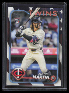 2024 Topps Update Independence Day us96 Austin Martin Rookie 42/76