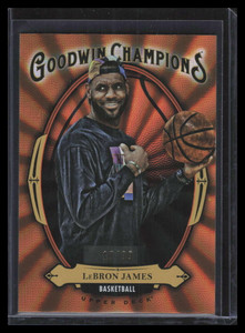 2020 Upper Deck Goodwin Champions Basketball Orange gb7 LeBron James 19/99
