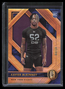 2020 Panini Gold Standard Violet 165 Xavier McKinney Rookie 4/10